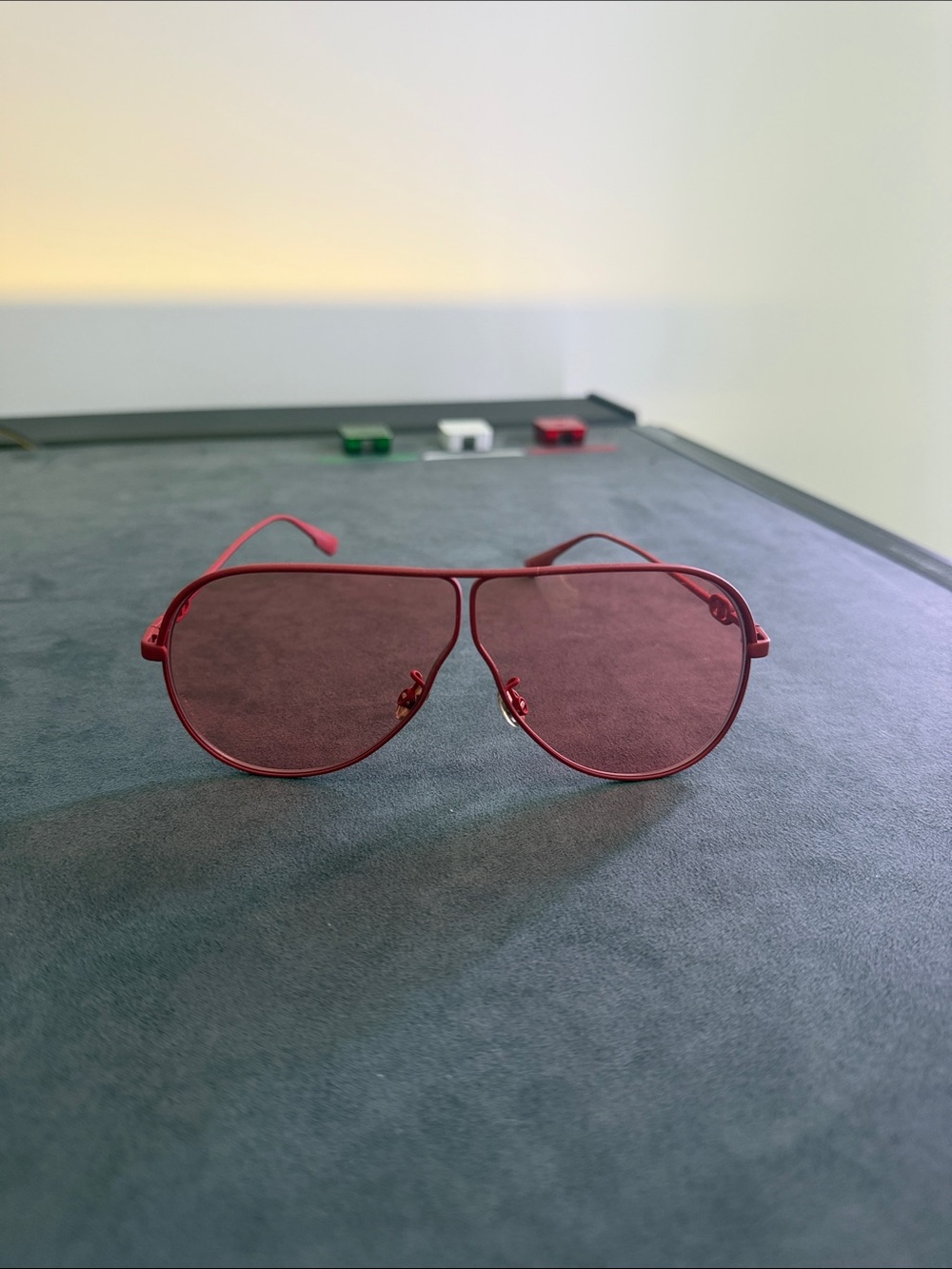 Red Aviator Sunglasses - Men's Fashion Sunglasses